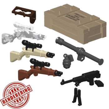 Custom BrickForge Set us weapen pak for LEGO ® figures